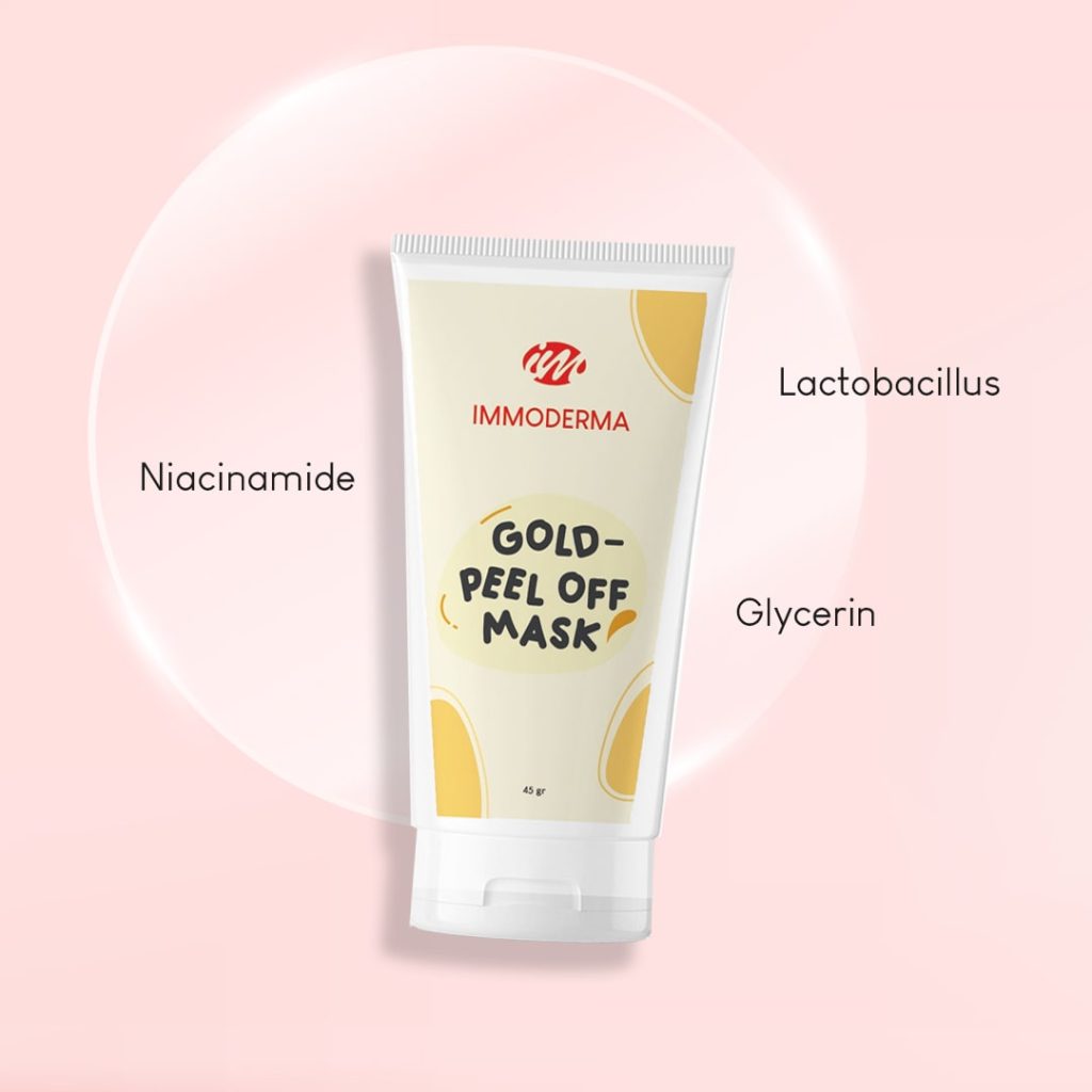 gold peel off mask