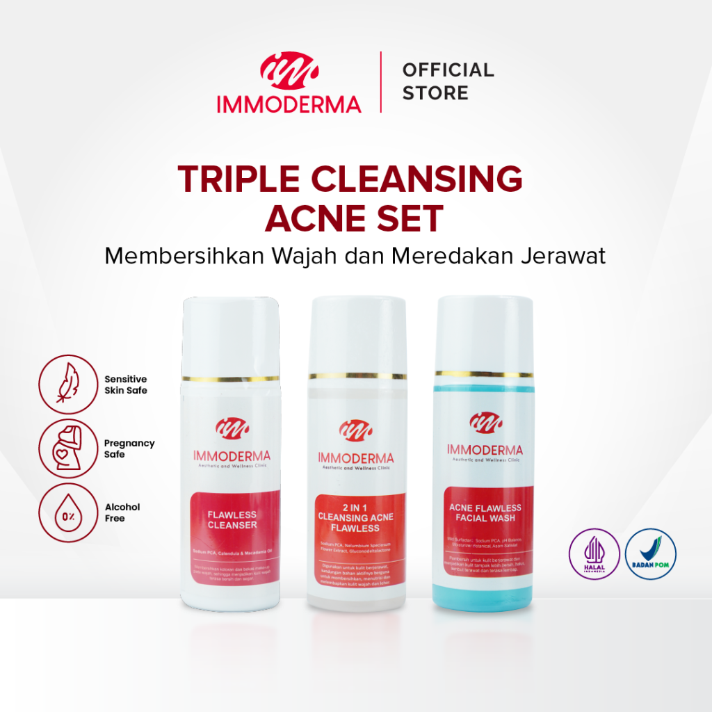 Triple Cleansing Acne Set