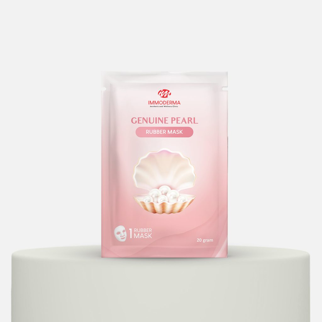 genuine pearl rubber mask