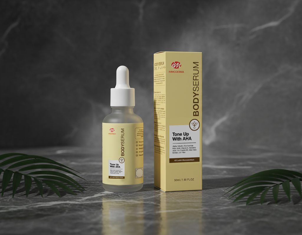 body serum tone up with aha 3